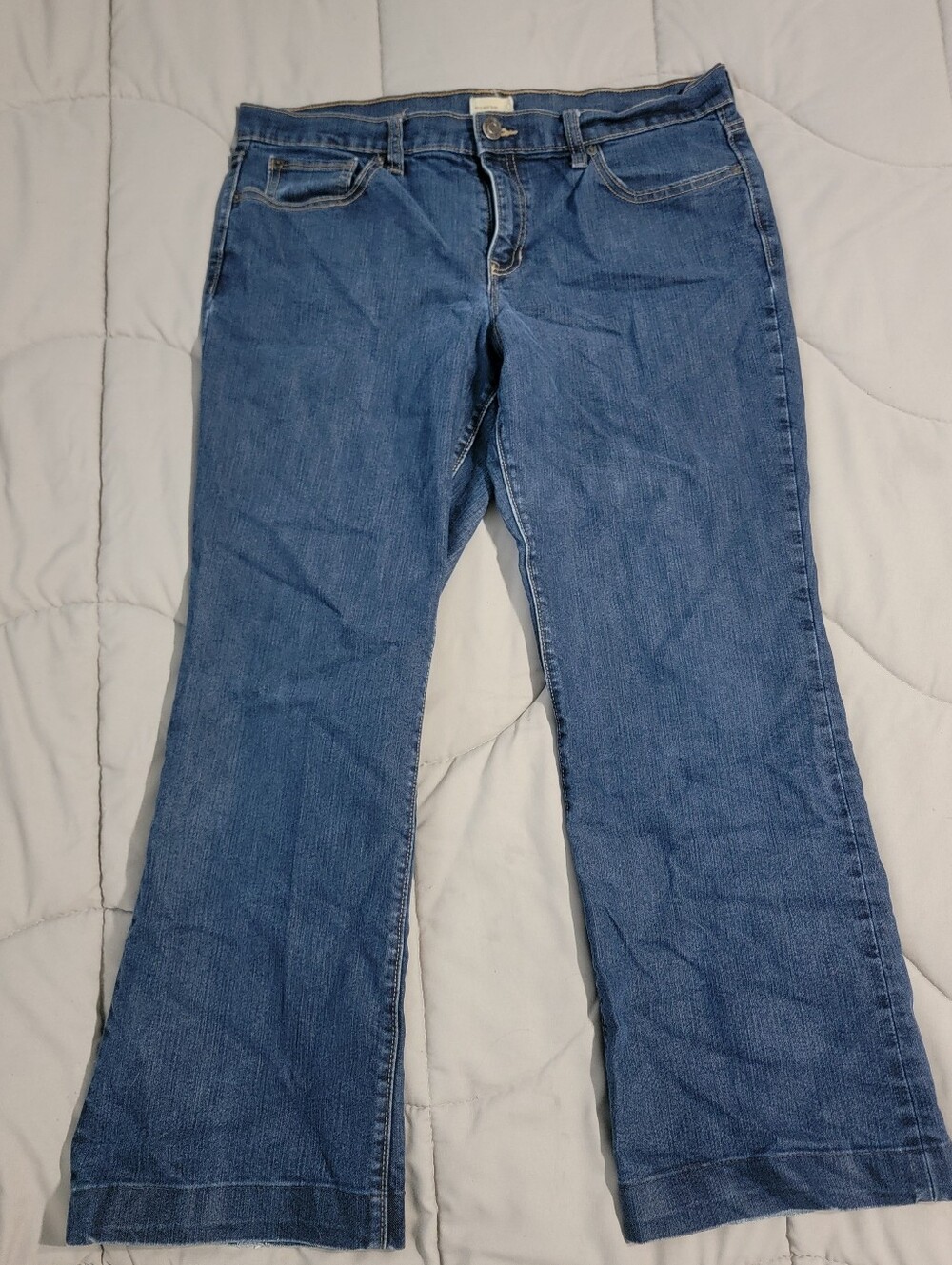 Vintage Y2K Gap Long & Lean Dark Wash Jeans - Size 14
